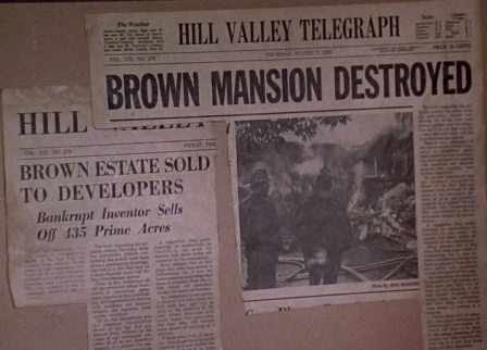 Hill Valley Telegraph clippings