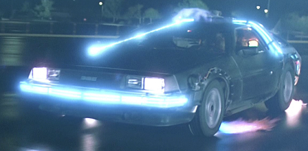 Delorean time beam